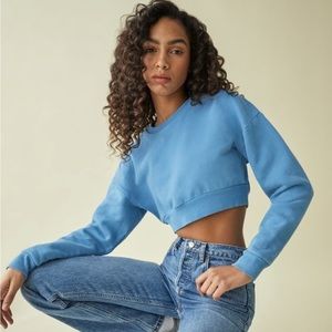 Reformation Hunter Crop Sweatshirt XS